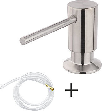 Nimco Vstavaný dávkovač mydla alebo saponátu s hadičkou – antikorový Unix matný UNM-4031VH-10