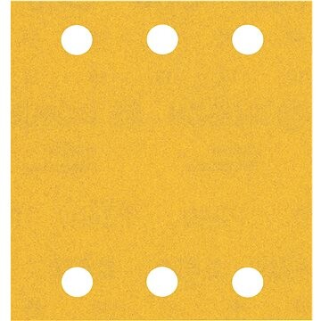 Bosch EXPERT Brúsne papiere C470 so 6 otvormi pre vibračné brúsky 115 × 107 mm, G 240, 10 ks 2.608.900.