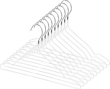 Compactor Set kovových ramienok 10 ks bielej