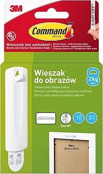 3M Command™ Plastový háčik na rámy obrazov, 1 ks, 17040