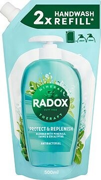 Radox Protect + Replenish tekuté mydlo náhradná náplň 500 ml