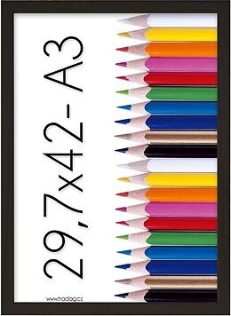 TRADAG Tosca 29,7 x 42 - A3 čierny
