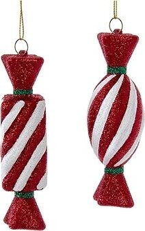 KURT ADLER Pruhovaný cukrík