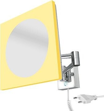 Nimco LED Kozmetické zrkadlo podsvietené hranaté – dotykové s nastavením farby ZK-20465P-26