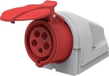 Solight Zásuvka nástenná, 5-pólová, 400 V/16 A, IP44