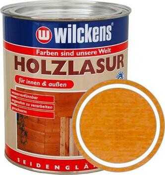 Wilckens Nemecká vodouriediteľná lazúra, Holzlasur 750 ml, WI.11719700050