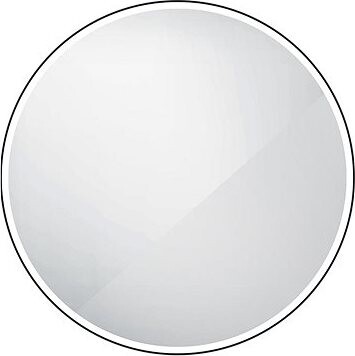 Nimco LED zrkadlo 60 cm okrúhle čierne – difuzér z akrylového skla ZPC 28000R-90