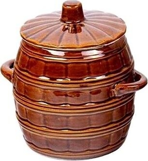 DuraHome Keramický súdok s pokrievkou 2,5 l