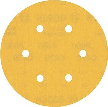 Bosch EXPERT Brúsne papiere C470 so 6 otvormi pre vibračné brúsky 150 mm, G 400, 5 ks 2.608.900.821