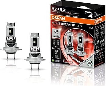 OSRAM NIGHT BREAKER LED SPEED H7 +450 %, Dizajn 1:1, 2 kusy