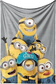 Kaptan Dětská deka Mimoni Tým Gru 150 × 200 cm