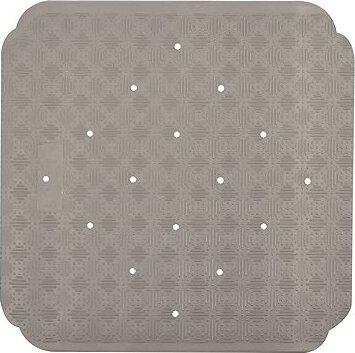 Spirella protiskluzová podložka do sprchy Ruby, šedo-hnědá, 53 × 53 cm