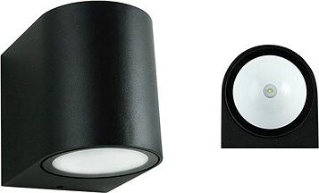 McLED LED svietidlo Revos R, 3 W, 4000 K, IP65, čierna farba