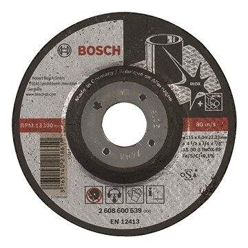 BOSCH Hrubovací kotúč profilovaný Expert for Inox AS 30 S INOX BF, 115 mm, 6,0 mm 2.608.600.539