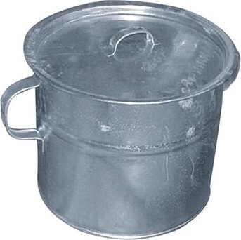 KOVOTVAR – Zavárací hrniec – parák, objem 20 l + pokrievka, pozinkovaný