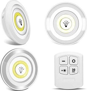 Verk LED Osvetlenie s diaľkovým ovládačom 3 ks