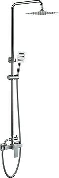 MIXXUS Sprchový set se dvěma hlavicemi, nerezová ocel KUB-003-J
