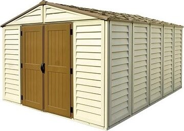 DURAMAX Domček záhradný WOODBRIDGE Plus, béžový 233 × 324 × 405 cm