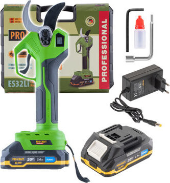 Procraft Aku nůžky na větve ES32Li (1 × 2Ah)