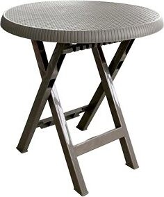 MEGA PLAST Záhradný stôl TEO 70 cm, cappucino