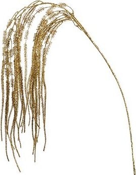 LAALU Vianočná dekorácia – kvetina zlatá, 121,5 cm