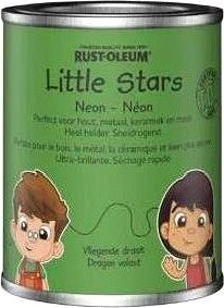 Rust-Oleum Certifikovaná neónová farba do detskej izby Little Stars, zelená