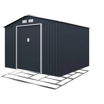 IWHome Domček záhradný ARES C 5,29 m2 antracit + podlahová konštrukcia ARES C