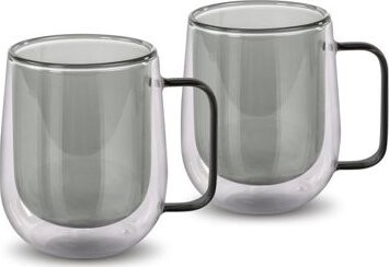 Lamart termopoháre Vaso LT9123 Set 2 tea 250 ml, 2 ks, čierny