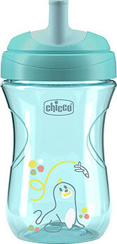 CHICCO Hrnček Advanced so slamkovým náustkom 266 ml, teal