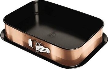 BERLINGERHAUS Forma s nepřilnavým povrchem 2v1 Rosegold Metallic Line 39 × 27 × 7,5 cm