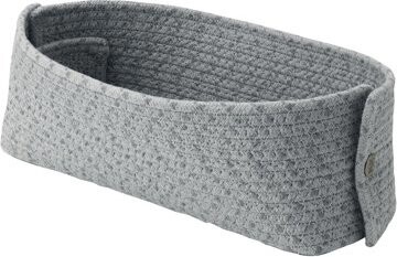 Gastro Knit-It Košík na pečivo, výška 100 mm, dĺžka 300 mm, šírka 150 mm, sivý