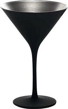 Stölzle Elements Koktailový pohár 240 ml, čierna / strieborná, 6 ks