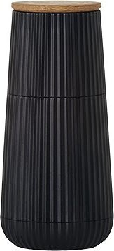 AdHoc Mlynček na korenie/soľ, výška 150 mm, priemer 65 mm, čierny