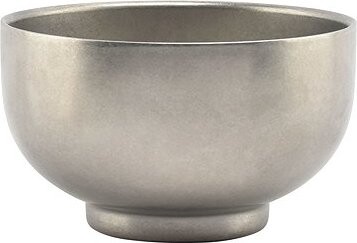 FINE 2 DINE Miska dvojstenná, kovová, priemer 120 mm, strieborná, 10 ks