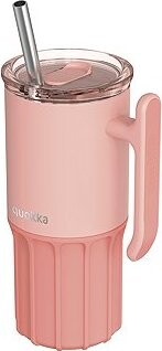 Quokka Umi so slamkou 720 ml Peachy Pink