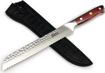 MaceMaker HAILSTORM BREAD KNIFE SanMai Damaskový Kuchynský nôž na chlieb