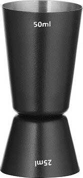 Hendi 596548 Barmanská 25 / 50 ml odměrka, černá