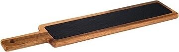 APS Servírovacia doska 43 × 12 cm, drevo/bridlica