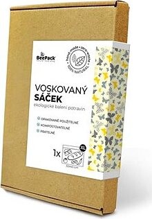 BEEPACK Voskované vrecko Motýliky, XL