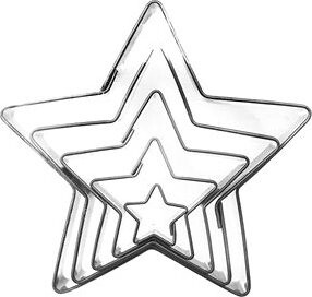 ORION Vykrajovačka nerez, Hviezda 5 ks