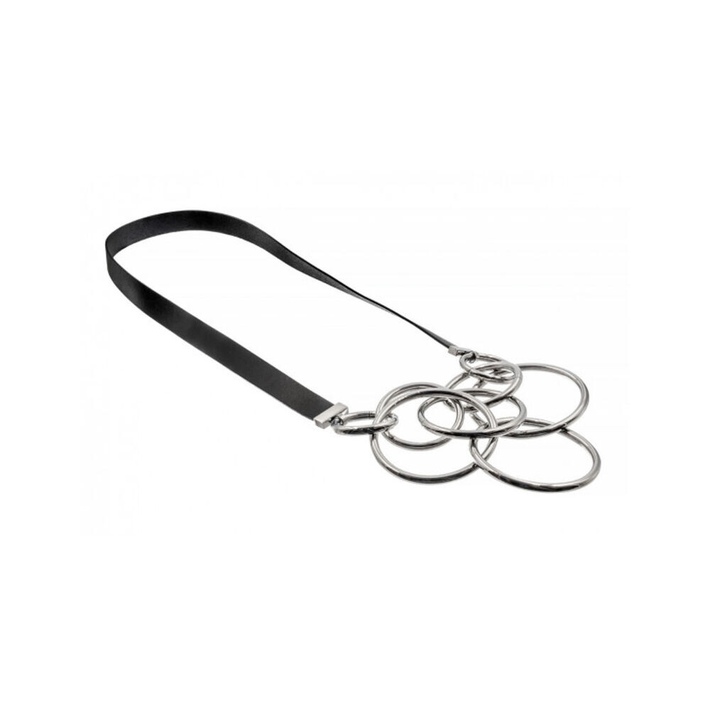 Náhrdelník z kože a chirurgickej ocele 18682