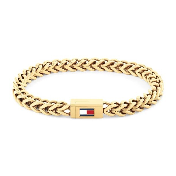 Tommy Hilfiger Moderný pozlátený náramok pre mužov 2790648 19 cm