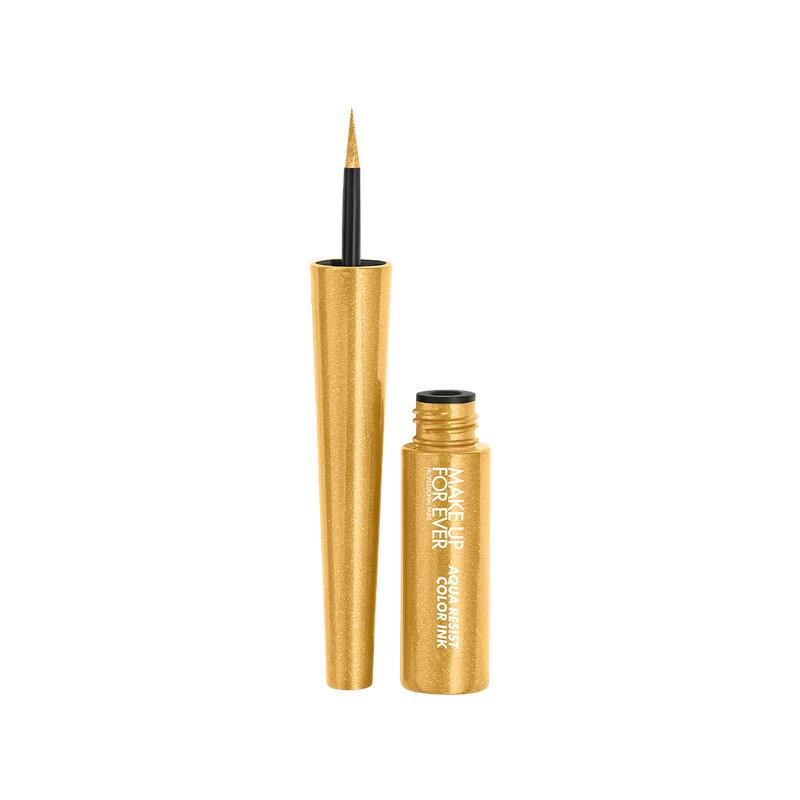 Make Up For Ever Tekuté očné linky Aqua Resist Color Ink (Eyeliner) 2 ml 06 Gold Winner