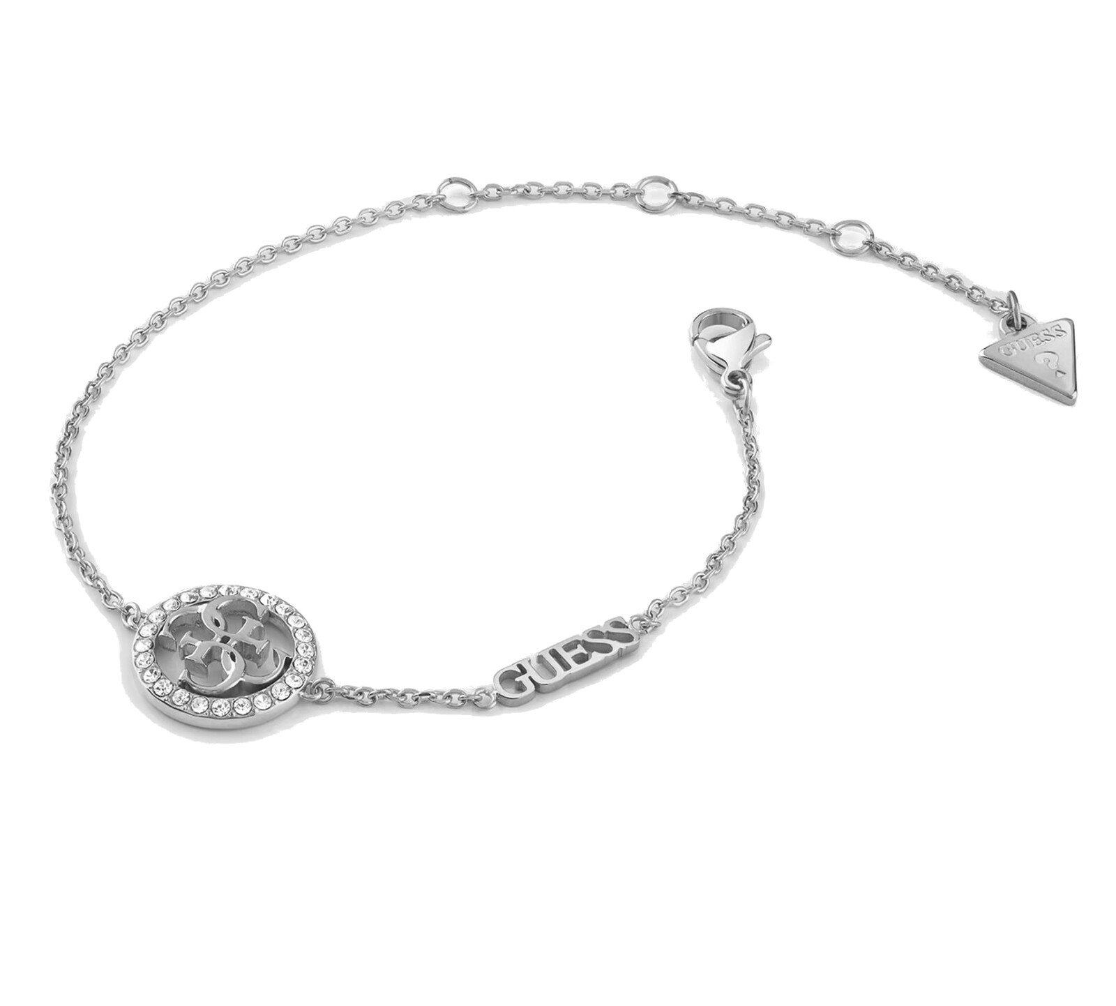 Guess Pôvabný oceľový náramok Life In 4G JUBB02137JWRH 15,5 - 21 cm