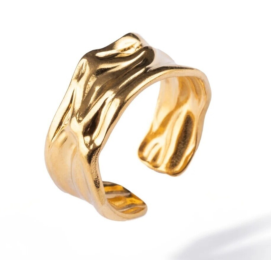 Marc Malone Moderný otvorený prsteň pre ženy Quint MCR250282G