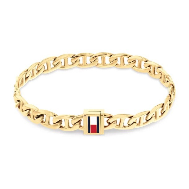 Tommy Hilfiger Fashion pozlátený náramok Oceanic 2790646 17,5 cm
