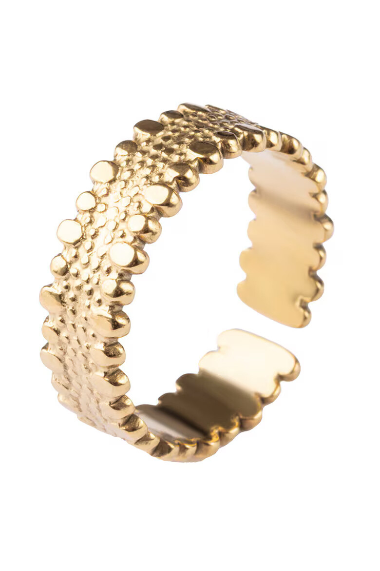 Emily Westwood Pozlátený otvorený prsteň Petralyn EWR250280G