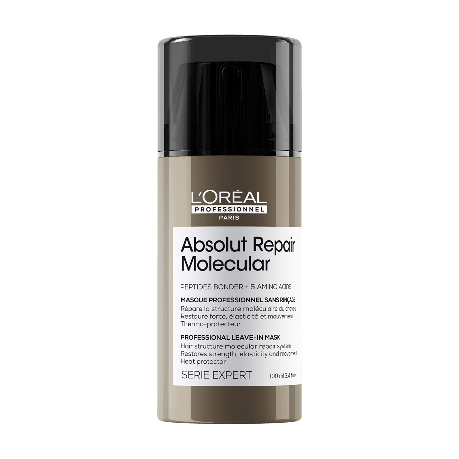 L'Oréal Professionnel Bezoplachová maska pre poškodené vlasy Absolut Repair Molecular (Professional Leave-in Mask) 100 ml