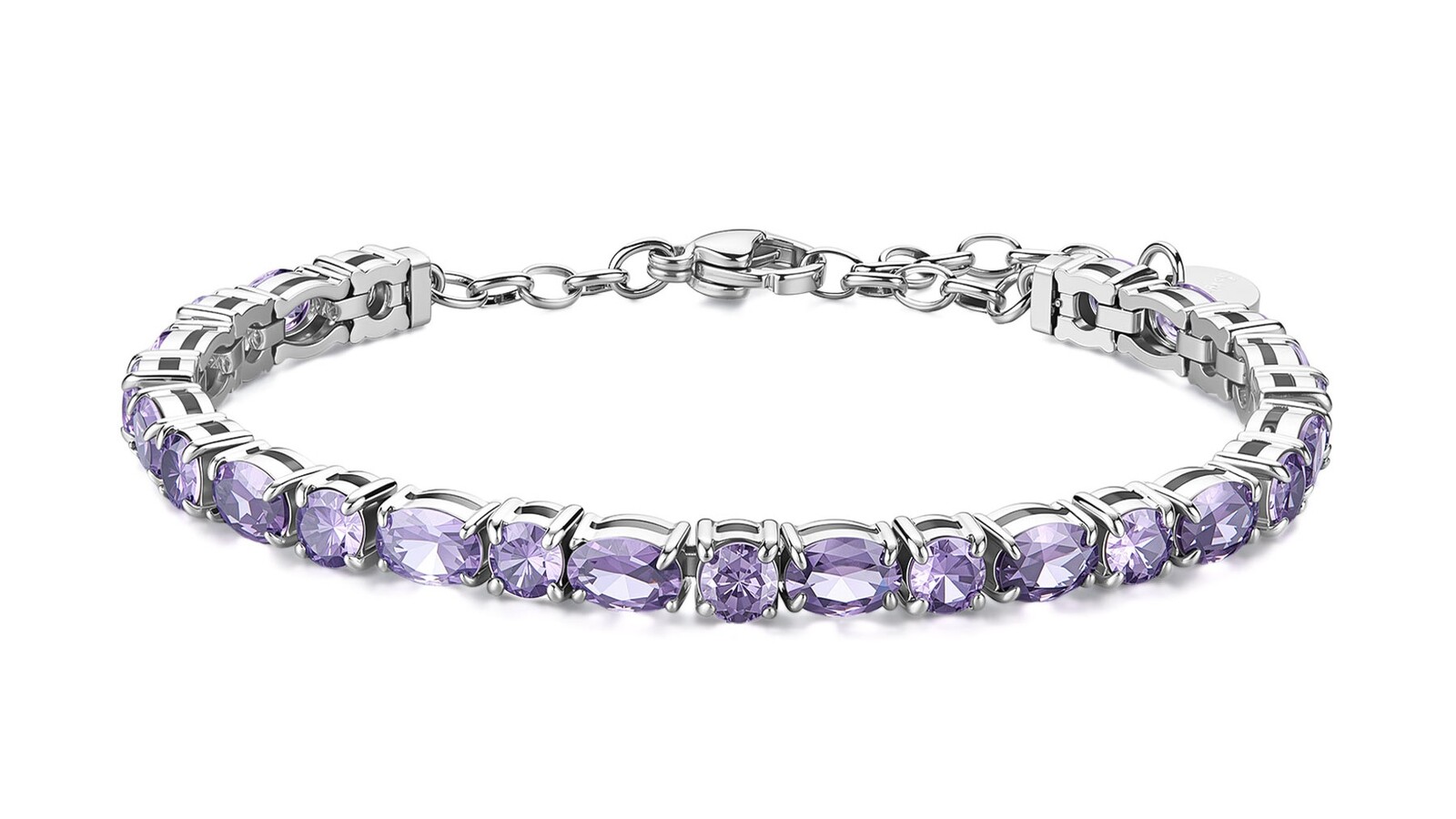 Brosway Luxusný náramok s fialovými kubickými zirkónmi Dreaming BIG20