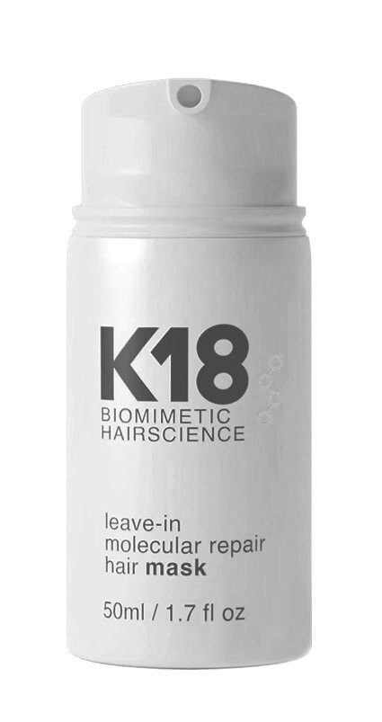 K18 Bezoplachová regeneračná maska na vlasy Biomimetic Hairscience (Leave-In Molecular Repair Hair Mask) 5 ml